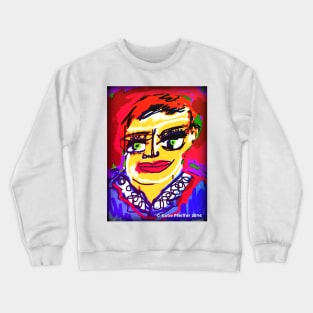 Gender Neutral Person Digital Drawing Design Crewneck Sweatshirt